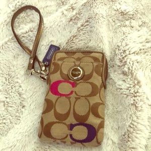 Coach wristlet
